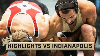 Indianapolis at Purdue | Condensed Meet| Big Ten Wrestling | Nov. 19, 2023