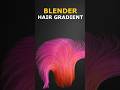 instantly Add Gradient To Hair - Blender Pro Tip #3d #blender #blender3d #tutorial