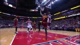 Kyrie Irving Converts Amazing Reverse Layup Around Wall