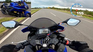 MEU TOP SPEED YAMAHA YZF R3 2020