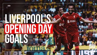 BEST LIVERPOOL OPENING DAY GOALS | Salah record-breaker, Coutinho winner, Sadio Mane solo!