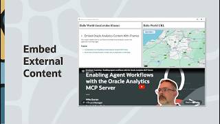 Embed External Content in Oracle Analytics