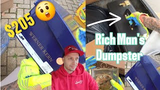 Dumpster diving in a rich man's Dumpster 😲!