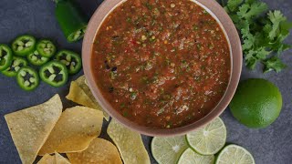 How to Make Fire Roasted Salsa | Restaurant Style Salsa