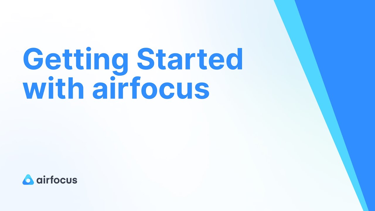 Getting Started With Airfocus - YouTube