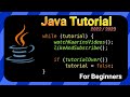 Loops In Java - Java TUTORIAL 2022/2023 for BEGINNERS