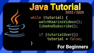 Loops In Java - Java TUTORIAL 2022/2023 for BEGINNERS