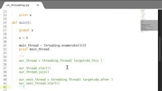 Python [threading] 07 Daemon Threads