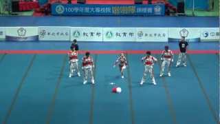 2012-大專院校啦啦隊錦標賽-混合五人乙組-第八名-淡江大學