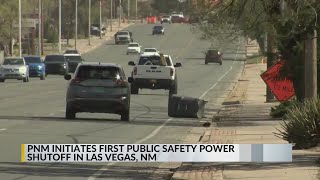Public safety power shutoff underway in Las Vegas, New Mexico