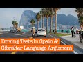 Gibraltar Driving Tests in English Only, Spanish Test In Spanish Only