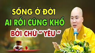 MỘT ĐỜI KHỔ CŨNG BỞI CHỮ YÊU ( NGHE ĐỂ GIÁC NGỘ ) _  THẦY THÍCH TÂM ĐỨC GIẢNG PHÁP