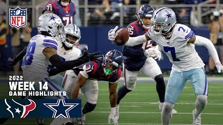 Houston Texans vs. Dallas Cowboys | 2022 Week 14 Game Highlights