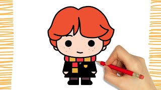 How to draw RON WEASLEY I Easy I Step By Step