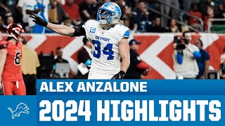 Alex Anzalone highlights | 2024 Detroit Lions