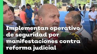 Implementan operativo de seguridad por manifestaciones contra reforma judicial | Jalisco Noticias