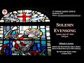 Solemn Evensong