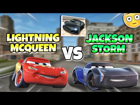 Tormenta Rayo McQueen VS Jackson|| Simulador de conducción de automóviles extremo||