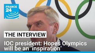 IOC president hopes Olympics will be an ‘inspiration’ amid world conflicts • FRANCE 24 English