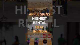 Apple India has signed the highest ever commercial #rental deal of the country.