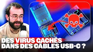 Des VIRUS pourraient se CACHER dans nos CÂBLES USB-C