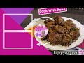 beef fry recipe மாட்டிறைச்சி வறுவல் sauté de boeuf fried roast beef beef kadai gosht recipe