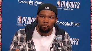 Kevin Durant Talks Game 1 Loss to Clippers, Postgame Interview