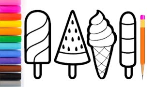 How to draw Ice-cream | Ice-cream Drawing