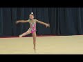 gymnastic championship 2023 rising stars floor routine evelina agoian