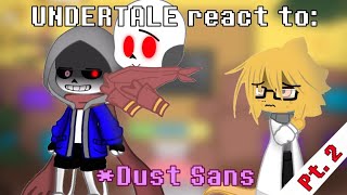 UNDERTALE react to Dust Sans | Pt. 2 | [🇧🇷/🇺🇸]