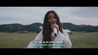 Camila Cabello - Bam Bam ft. Ed Sheeran // Lyrics + Español // Live Performance Vevo