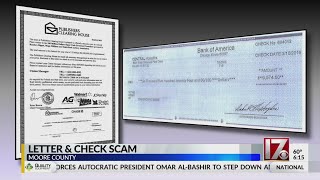 Scam alert in Moore County