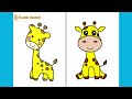 Cum Sa Desenezi Un Girafă | Usor Pas cu Pas Tutorial pentru Incepatori