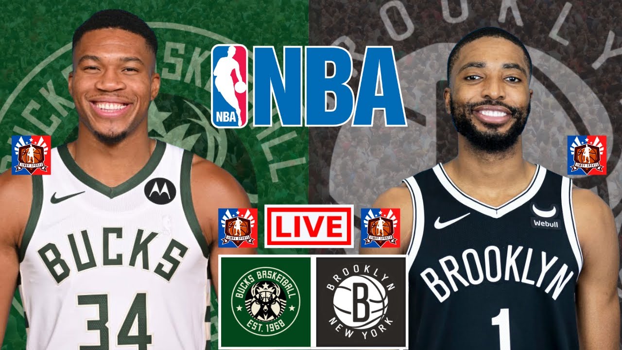 Milwaukee Bucks Vs Brooklyn Nets | NBA Live Scoreboard 2023 | Jimby ...