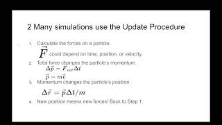 Animating with the Update Procedure (VPython for Physics 1)