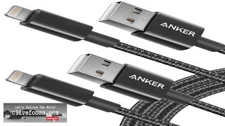 Anker iPhone Charger Cable (2-Pack) 6ft Premium Nylon USB-A to Lightning Cable Review