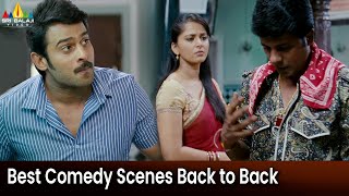 Mirchi | Best Comedy Scenes Back to Back | Prabhas, Anushka | Latest Telugu Comedy @SriBalajiMovies