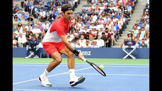 2017 US Open: Roger Federer Masters Drop Shot vs. Youzhny