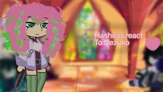 Hashiras react to nezuko || part 1/2 ||