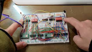 Simple binary divider logic circuit