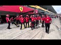 Ｆ１　日本ＧＰ　タイヤ交換練習【ferrari】 ２０２３