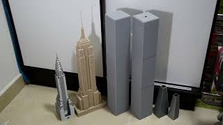 New York Chrysler Building 3D Printed Model 紐約克萊斯勒大廈/佳士拿大廈3D打印模型