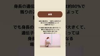 親から子へ遺伝するもの #shorts