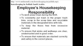 housekeeping in jeddah saudi arabia