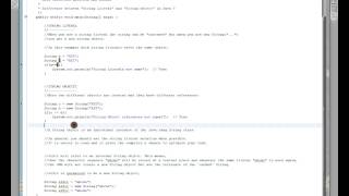 Difference String Literal String Object Java