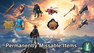 Permanently missable items