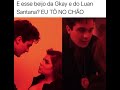 LUAN SANTANA E GKAY SE BEIJAM #luansantana #gkay #morena #beijo