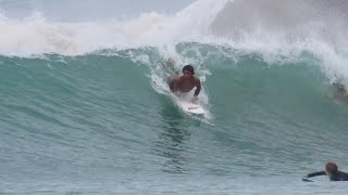 SURFING SRI LANKA PERFECT OFFSHORE MORNING