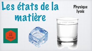 Les états de la matière