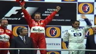 Formula 1 - GP Belgium 2002 - Podium Ceremony